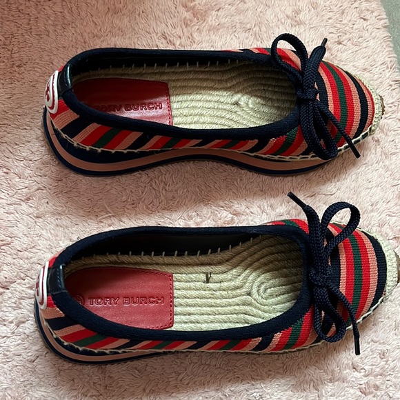 Excellent Tory Burch Espadrilles Summer Color size 6 - Picture 2 of 12